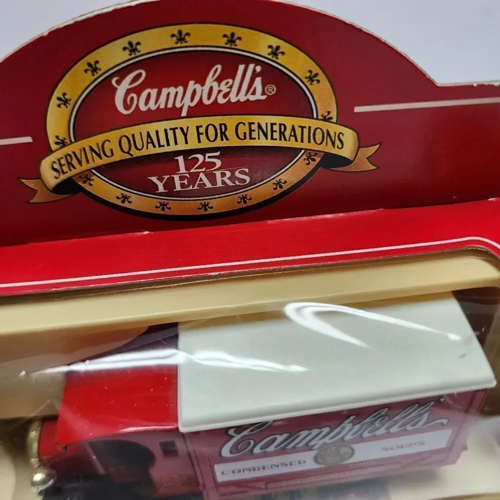 Vintage 1995 125th Anniversary Campbells Soup Company Diecast Delivery Truck